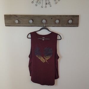 Torrid Active Light Hearted Tank Top SZ 3X